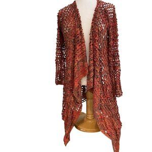 Funky Linea Domani Limited Collection Laser-Cut Open Front Cardigan medium fal…